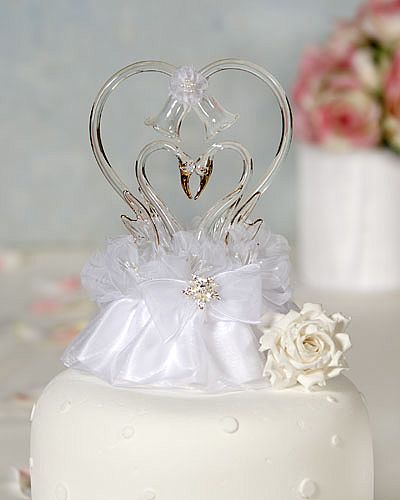 Gold Glass Swans Heart2 Gold Glass Swans Heart