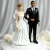 Interracial Wedding Couple Multiple Ethnicities