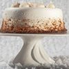 White Swirl Cake Plate