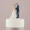 Contemporary Vintage Bride And Groom - Groom in Navy Blue Suit