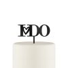 I Do Acrylic Cake Topper - Black