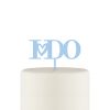 I Do Acrylic Cake Topper - Pastel Blue