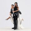 Playful Football Couple - Medium Skin Tone
