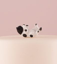 Cat Figurine - Black and White