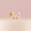 Cat Figurine - Orange and White