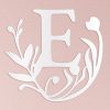Modern Fairy Tale Acrylic Initial - White