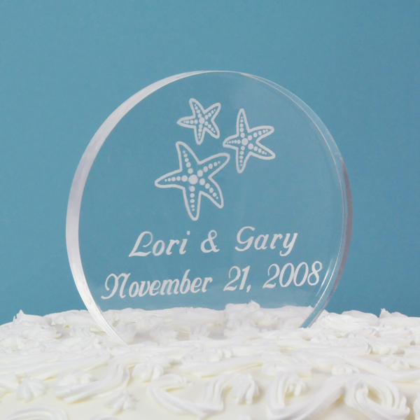 Beach Acrylic Celebration Circle
