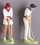 Boy And Girl Golfers