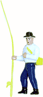 Fisherman With Poll