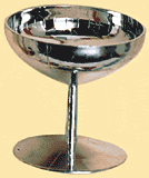 Silver Champagne Glass
