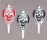 Clown Head Foil Picks
