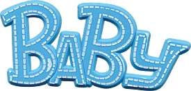 Blue Baby Plaque