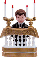 Communion Boy At Altar
