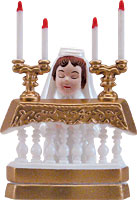 Communion Girl At Altar