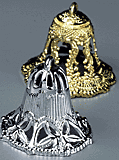 Silver Filigree Lace Bells