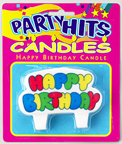 Big Happy Birthday Candle