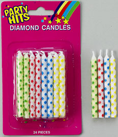 Diamond Dot Candles