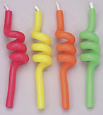 Neon Candle Curls