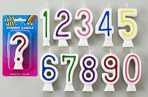 Number Candles # 5