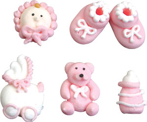 Pink Baby Icing