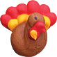 Turkey Mini Royal Icings