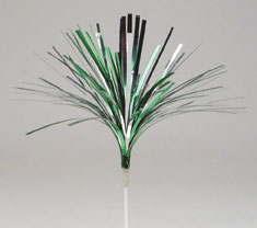 Green Mylar Spray Pick