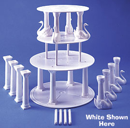 Grecian Column Sets 10"" White