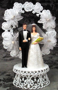 Bride And Groom Rose Arch