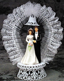 Bride And Groom With Lace