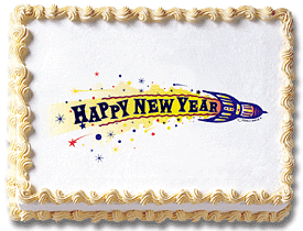 Shooting Rocket Edible Image