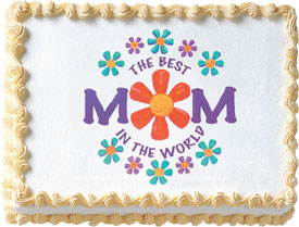 Best Mom Edible Image