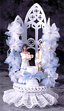 Christening Blue With Background