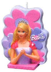Barbie Celebration Candle