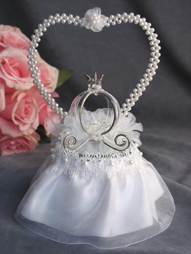 Pumpkin Coach With Pearl Heart