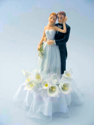 Bridal Couple Calla Lilly