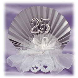 25th Anniversary Silver Fan